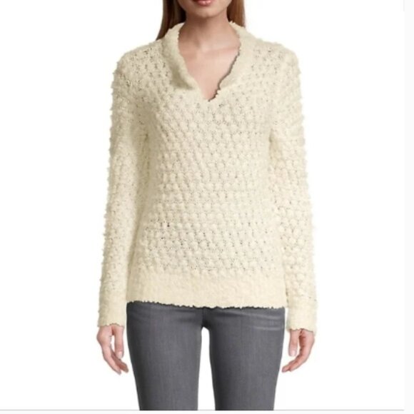 124 Rebecca Taylor Alpaca Sweater With Removable Bow – Size S – NWT - Picture 8 of 10